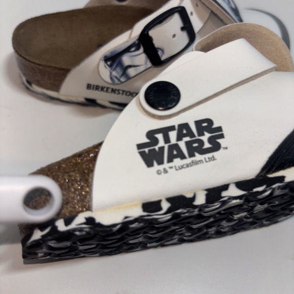 Birkenstock Star Wars Stormtrooper Eu27- Child 9- 9.5 White Narrow Fit - Picture 9 of 13